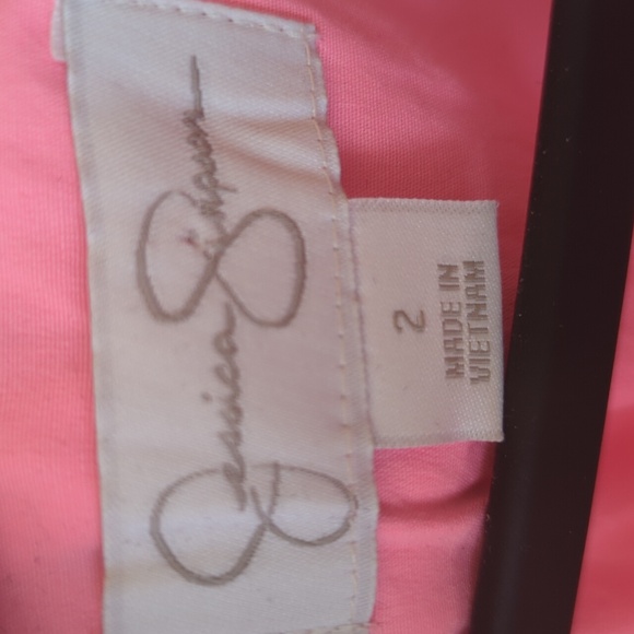 Jessica Simpson Pink Lace Sleeveless Dress - Picture 2 of 2